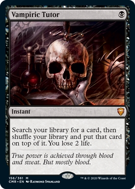 Vampiric Tutor Commander Legends